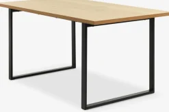 AABENRAATable AABENRAA 90x160 coloris chêne chaud/noir