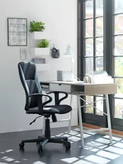 ABBETVEDBureau ABBETVED 48x120 coloris chêne clair/blanc