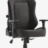 ABILDAAChaise gaming ABILDAA tissu gris anthracite
