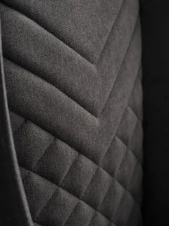 ABILDAAChaise gaming ABILDAA tissu gris anthracite