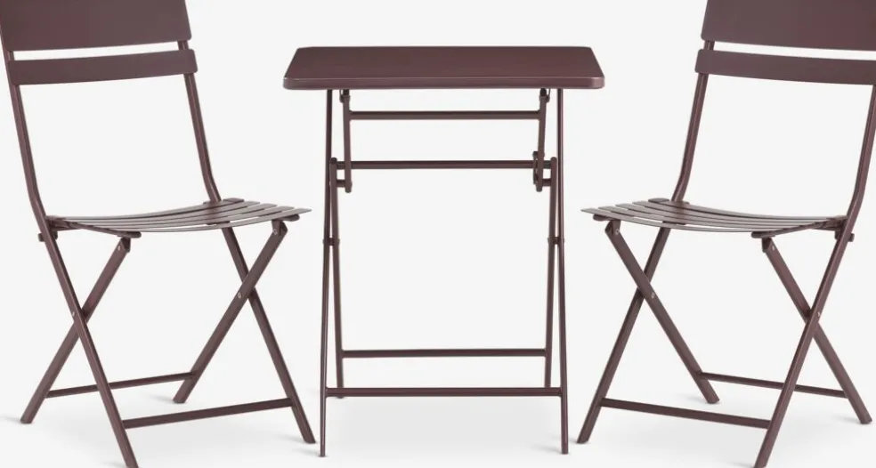 ABORGEnsemble bistrot ABORG l60xL60 aubergine