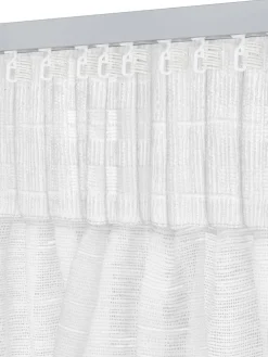 ABRAURRideau ABRAUR 1x140x300 blanc cassé