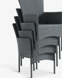 AIDTChaise empilable AIDT gris