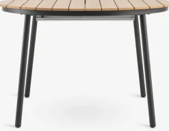 AKTIVEN + GLOMFJORDAKTIVEN L118/168 table naturel + 4 GLOMFJORD chaises