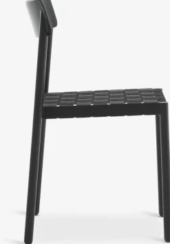 AKTIVEN + HAGLEBUAKTIVEN L118/168 table naturel + 4 HAGLEBU chaises noir