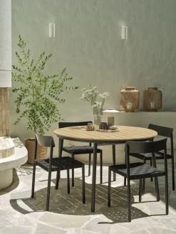 AKTIVENTable de jardin AKTIVEN Ø118xL118/168 naturel