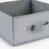ALBANPanier ALBAN l28xL28xH13cm gris clair