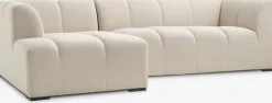 ALLESECanapé ALLESE méridienne gauche tissu beige