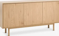 ALSTEDBuffet ALSTED 3 portes coloris chêne naturel