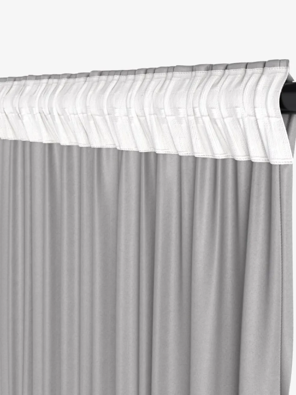 AMUNGENRideau tamisant AMUNGEN 1x140x175 gris clair