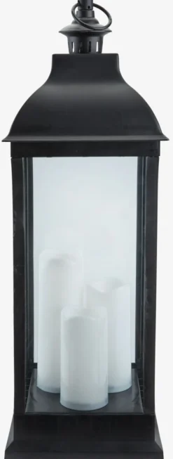 ANKALanterne ANKA l24xL24xH70cm a/LED noir