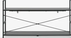 ASTRUPMeuble TV ASTRUP 1 tablette noir