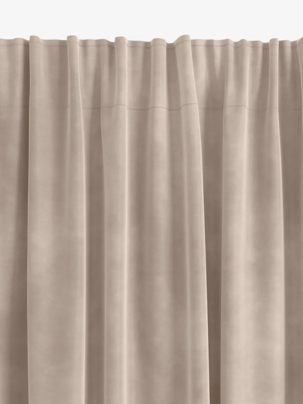 AUSTRARideau AUSTRA 1x140x300 velours beige