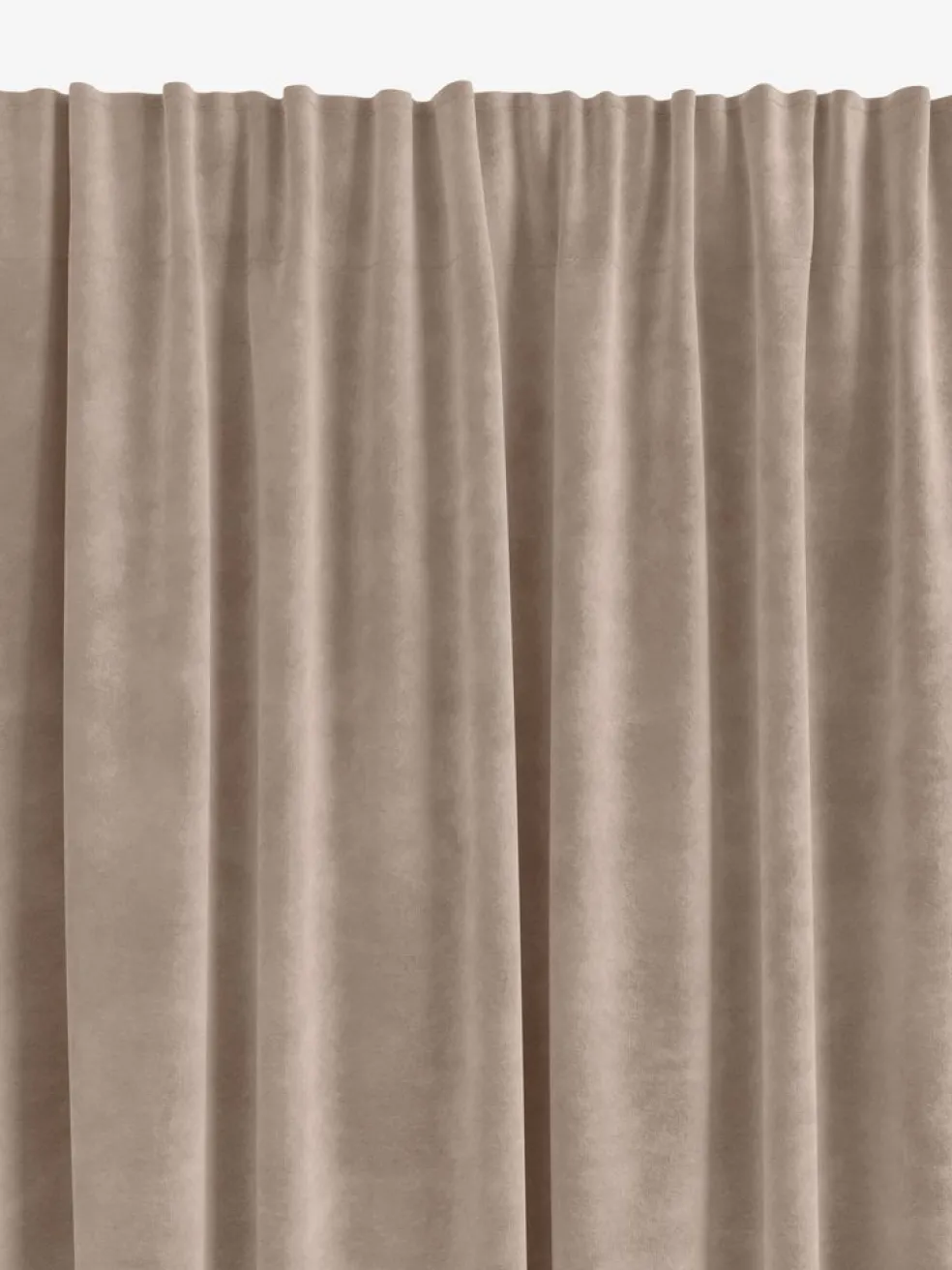 AUSTRARideau AUSTRA 1x140x300 velours taupe