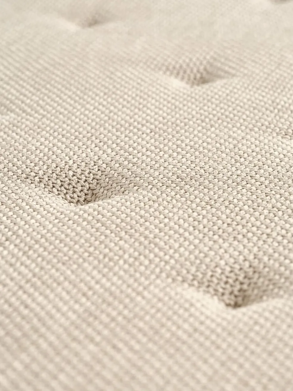 BADSTEDBanc BADSTED a/rangement tissu beige/coloris chêne