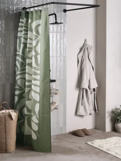 BAGGETORPPlusRideau de douche BAGGETORP 180x200 vert olive