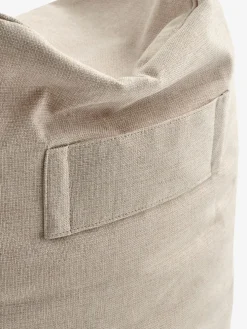 BANDHOLMPouf poire BANDHOLM 75x100x90 tissu beige