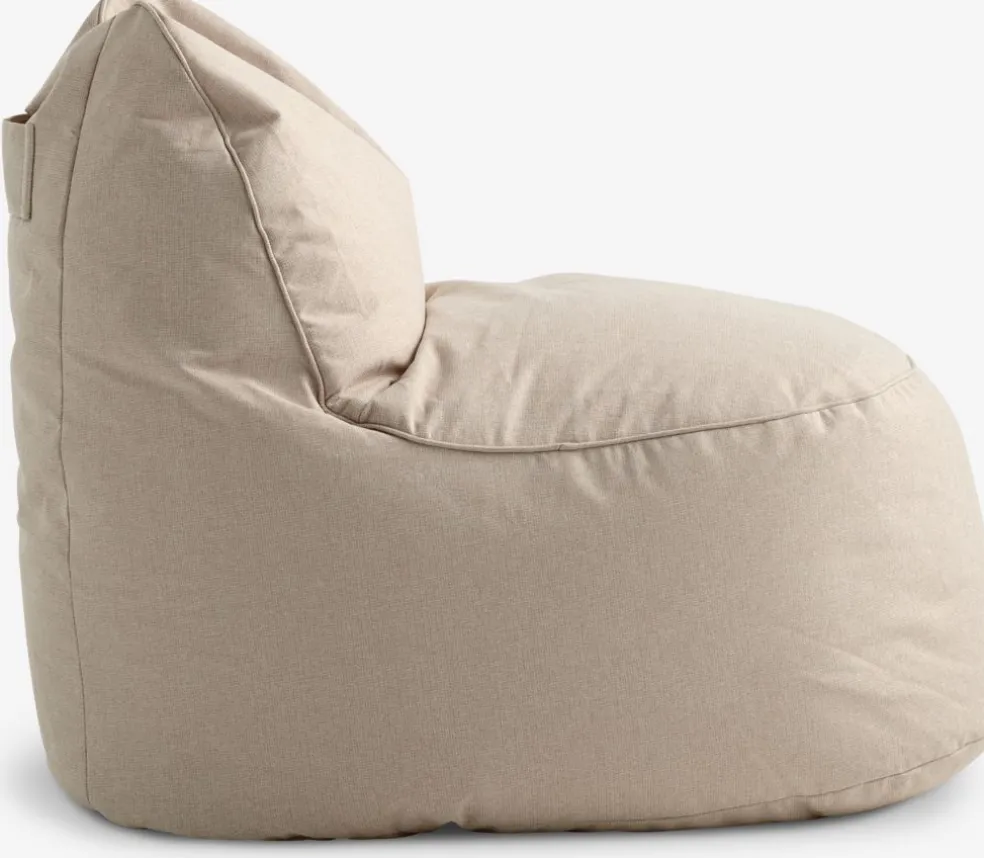 BANDHOLMPouf poire BANDHOLM 75x100x90 tissu beige
