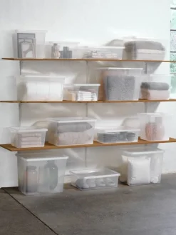 BASIC BOXBoîte de rangement BASIC BOX 52L a/couvercle transparent