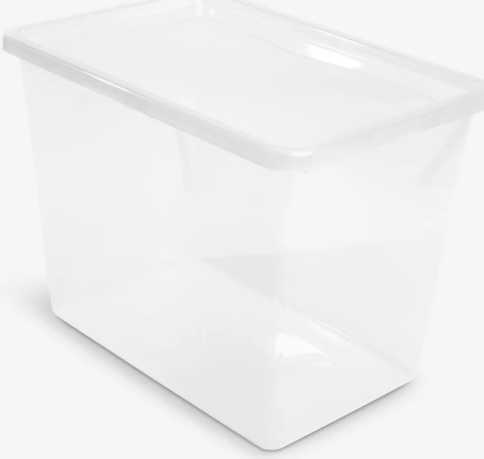 BASIC BOXBoîte de rangement BASIC BOX 80L a/couvercle transparent