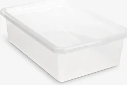 BASIC BOXRangement sous lit BASIC BOX 30L a/couvercle transparent