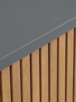 BEDERCoffre à coussins BEDER l133xH61xP54 bois eucalyptus