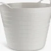 BENDIKPanier rangement BENDIK Ø38xH34cm 25L gris clair