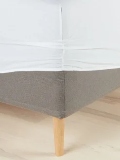 BENTEBasicDrap-housse BENTE 140x200x30 blanc
