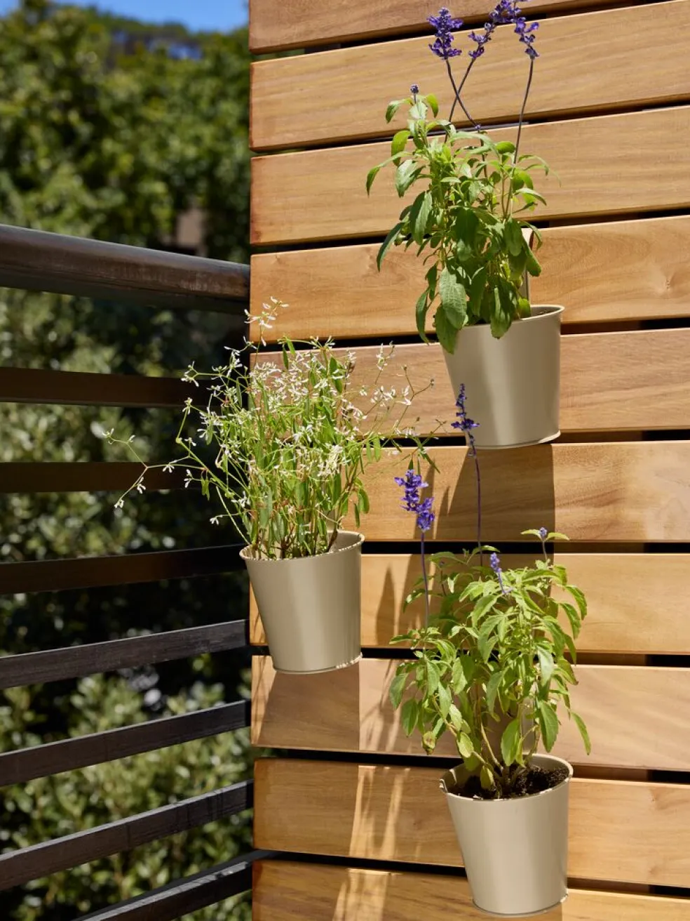 BILLEJardinière de balcon BILLE Ø12xH19 assorti