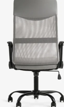 BILLUMFauteuil de bureau BILLUM maille gris/noir