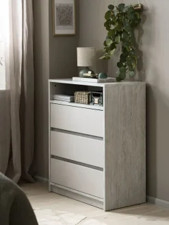 BILLUNDCommode 3 tiroirs BILLUND coloris travertin/beige
