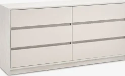 BILLUNDCommode 3+3 tiroirs BILLUND coloris travertin/beige