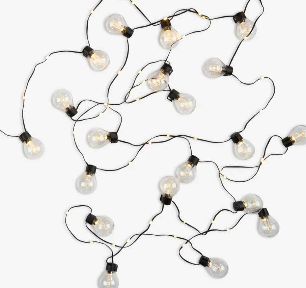 BOKFINKGuirlande lumineuse extérieur BOKFINK L1040cm a/20 LED trans