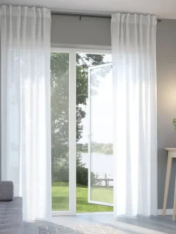 BOLMENRideau BOLMEN 1x140x300 froissé blanc cassé