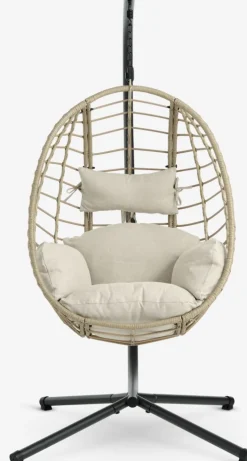BORKChaise suspendue BORK l96xH192xP124 naturel