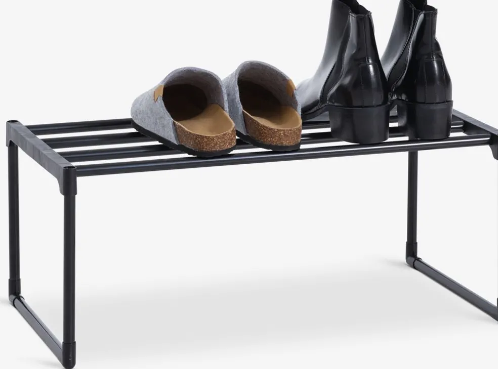 BORNHOLMRange chaussures BORNHOLM 1 tablette empilable noir