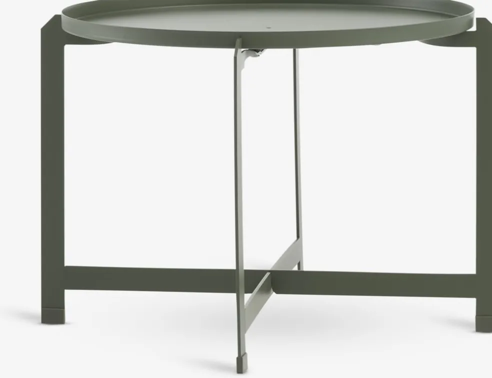 BORRETable d'appoint BORRE Ø50xH40 vert olive