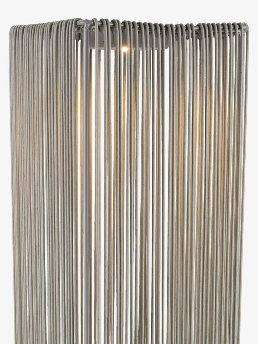 BRISELampadaire rechargeable BRISE l20xL20xH80cm gris