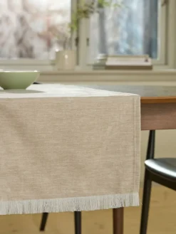 BRUNELLEChemin de table BRUNELLE 40x150 beige