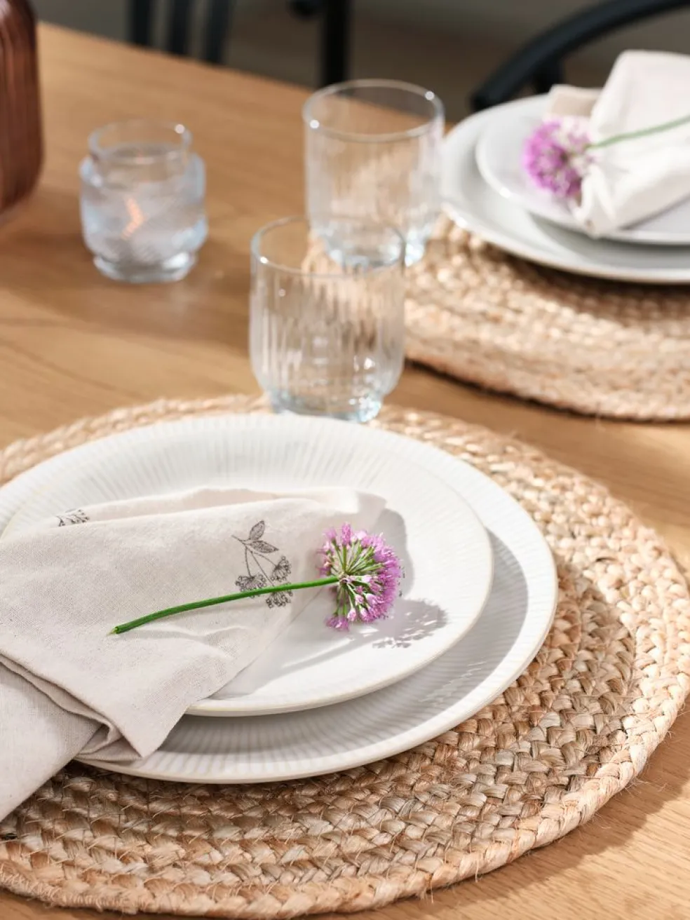 BUKKETORNSet de table BUKKETORN Ø38 naturel
