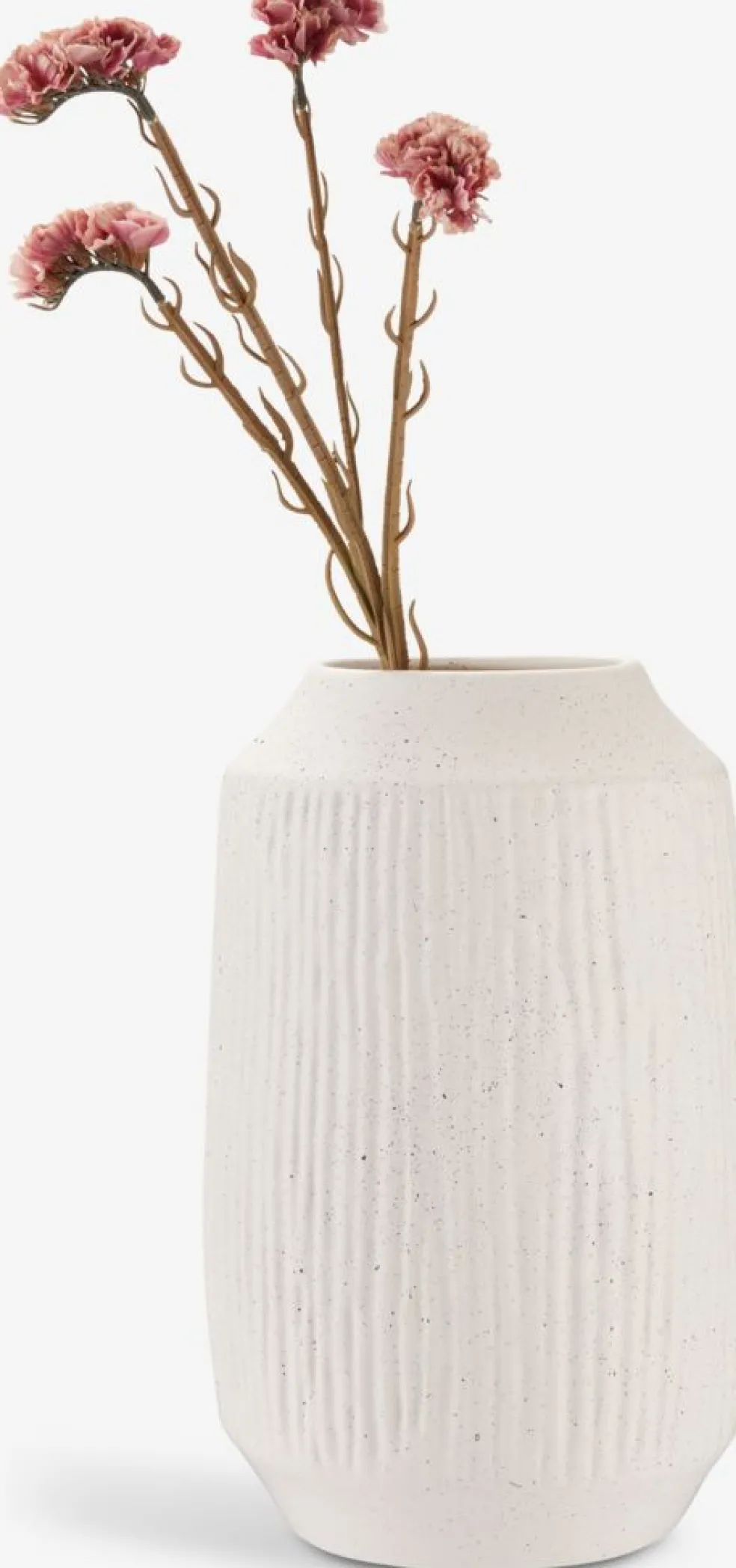 CHRISTIANVase CHRISTIAN Ø21xH33cm blanc