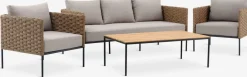 DAMFENNEREnsemble lounge DAMFENNER 5 personnes naturel