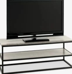 DOKKEDALMeuble TV DOKKEDAL béton/noir