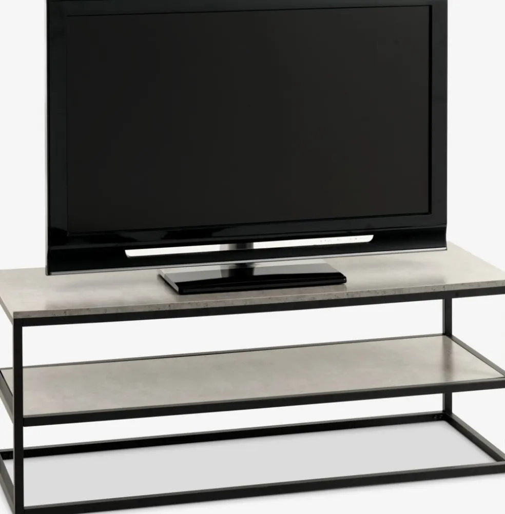 DOKKEDALMeuble TV DOKKEDAL béton/noir