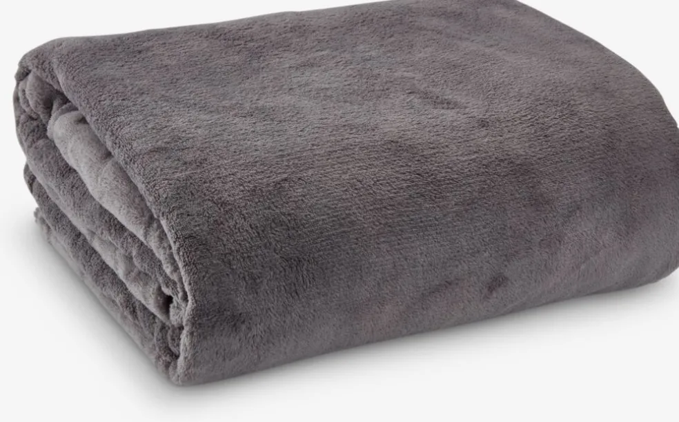 DRAGEHODEPlaid polaire DRAGEHODE 140x200 gris foncé