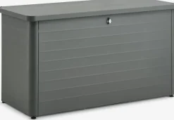 DREJETCoffre à coussins DREJET l134xH73xP62 gris anthracite