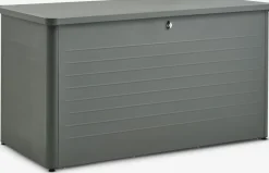 DREJETCoffre à coussins DREJET l160xH83xP79 gris anthracite