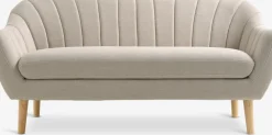 EGEDALCanapé EGEDAL 2,5 places tissu beige