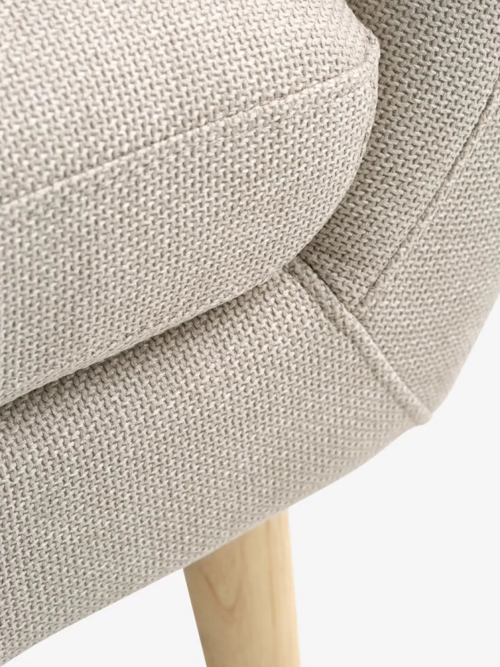 EGEDALCanapé EGEDAL 2,5 places tissu beige