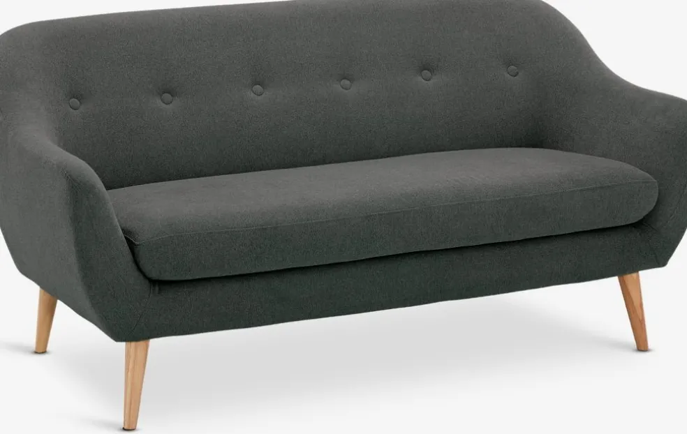 EGEDALCanapé EGEDAL 2,5 places tissu gris